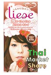 รูป Liese Chestnut Brown (ลิเซ่ เชสนัท บราวน์) โฟมเปลี่ยนสีผม สีน้ำตาล สว่างน้อย